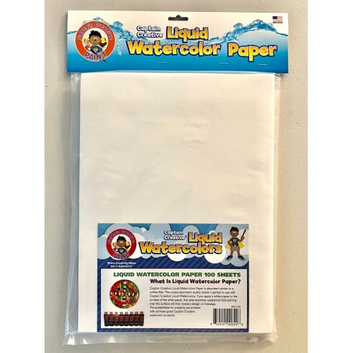 Liquid Watercolor Paper Pack of 100 Sheets
