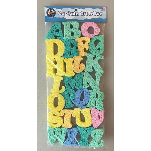 Super Sponges 3" Alphabet Uppercase Letters