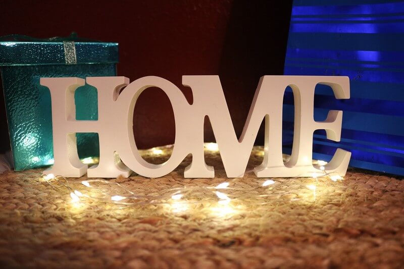 DIY Project HOME sign made with PermaStone™ Casting Compound