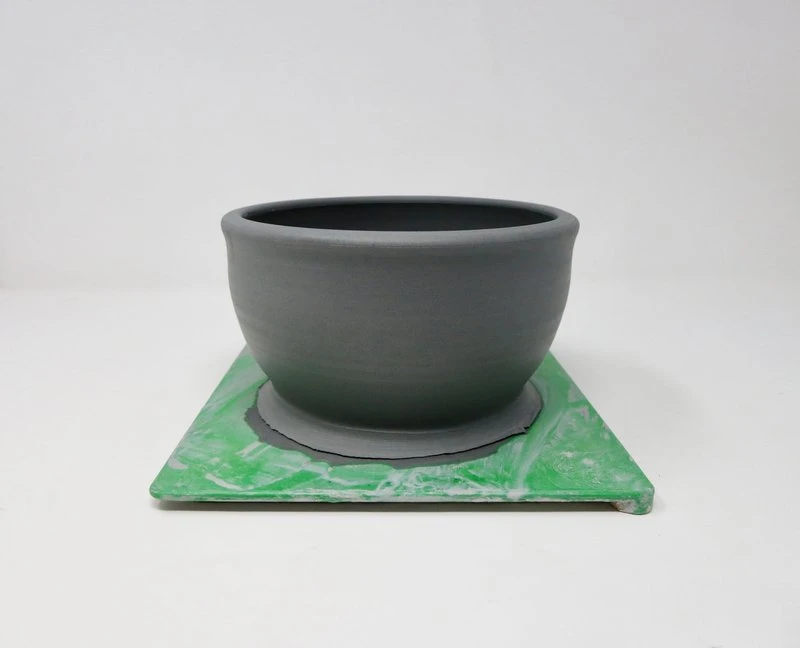 Faceted Bowl made with Activ Low Fire Clay 